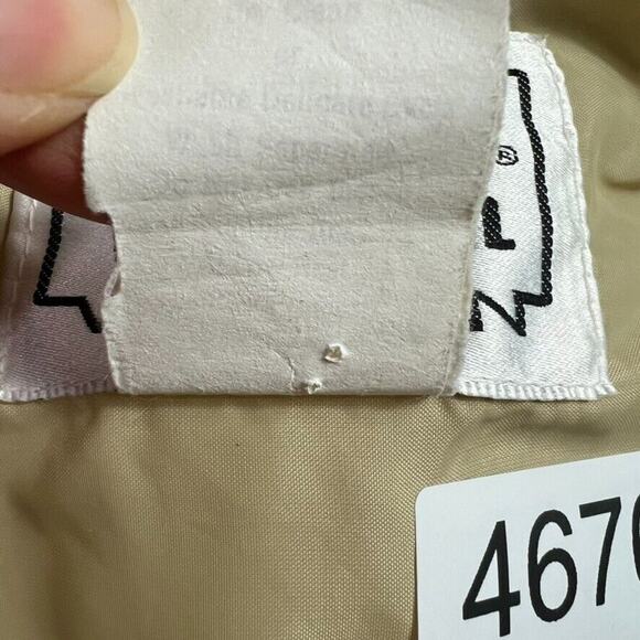 Woolrich Jacket Women Medium Blue Full Zip Pockets Chore Barn Coat Nylon 80s VTG - Picture 10 of 11